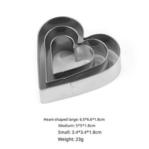 Ensemble de moules à biscuits <span class=keywords><strong>en</strong></span> acier inoxydable de qualité supérieure, trois pièces, offrant des résultats professionnels à un <span class=keywords><strong>prix</strong></span> abordable - Product Image 5