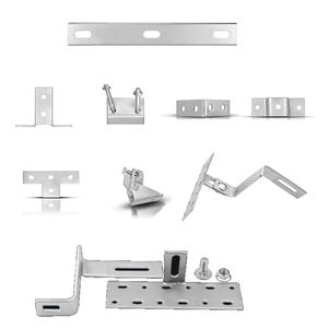 Precio de fábrica Kit de soporte de panel solar Gancho de techo de teja Venta al por mayor Rineng Accesorios solares de aluminio fotovoltaico Solar - Product Image 3