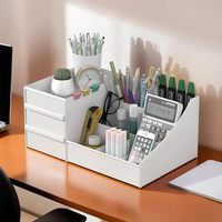Boîte de rangement cosmétique multifonctionnelle en plastique PP à trois couches, organisateur de dortoir, salle de bain, soin de la peau, coiffeuse, tiroir