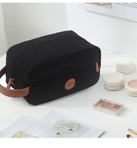 Custom Logo Professional Women & <b>Men</b> Luxury Cosmetic Canvas <b>Bags</b> <b>Wash</b> Shaving Travel Toiletry Organizer Washing <b>Bag</b> - Product Image 3