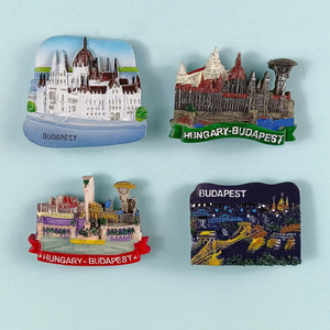 3D Budapest Ungheria magnete frigorifero souvenir regalo decorazione adesivo magnetico collezione