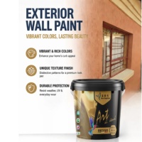 Peinture Gamazine résistante aux rayures, durable, texture pierre, revêtement mural intérieur/extérieur pour couloir, salle et espaces.