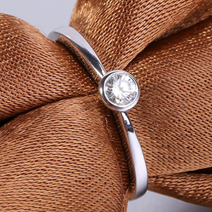 Anello Rotondo da Donna Stile Semplice per Uso Quotidiano Accessorio da Dito - Product Image 6
