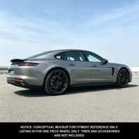 Sur mesure 12000T Forgé |   Norme DOT |   MOQ 4 S1-00253 18-24 Noir brillant à rayons multiples pour jantes de Porsche Panamera