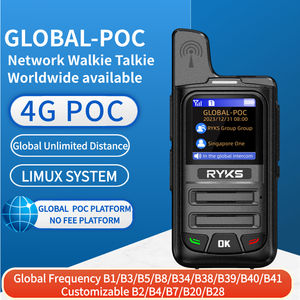 4G Full-Band Tweeweg Radio Mini Simkaart Globaal-Intercom Telefoon Ham Walkie Talkie Lange Afstand 5000Km Paar (Geen Kosten) Plartfrom - Product Image 5