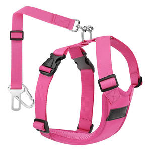 Sangle réglable véhicule sécurité pet gilet de voiture <span class=keywords><strong>chien</strong></span> ceinture harnais avec boucle clip - Product Image 6