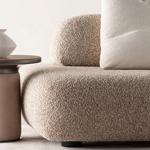 Set di <span class=keywords><strong>Divani</strong></span> Modulari Zayshine in Stile Italiano Minimalista, Combinazione Libera, Divano Curvo Senza Braccioli per Villa, Design Esclusivo - Product Image 4
