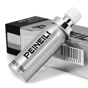 Male Delay <b>Spray</b> 15ml Men Lasting <b>Spray</b> Natural Plant Formula <b>Silver</b> Box - Product Image 2