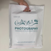 Sacs de transport de marchandises personnalisés avec logo blanc pour les petites entreprises de vêtements S M L