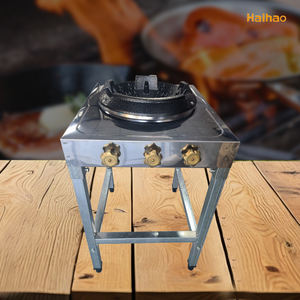 Cuisinière à gaz <span class=keywords><strong>Wok</strong></span> à usage unique pour restaurants Surface en fonte domestique Feu féroce par le fabricant GPL commercial - Product Image 5