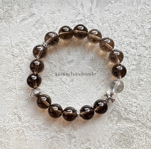 Vintage Mixed Smoky Quartz Rutilated Clear Crystal <b>Bracelet</b> Unisex Irregular Faceted Stone <b>Healing</b> Energy <b>Bracelet</b> Birthday Gift - Product Image 2
