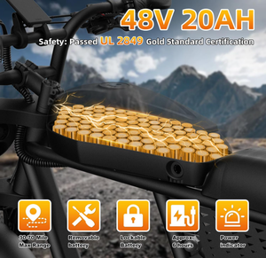 Paket Baterai Sepeda Listrik 36v/48v/52v 10-30ah Baterai Ebike dengan BMS 30A-50A untuk Motor Supe R73 C93 1000W/1500W/2000w - Product Image 5