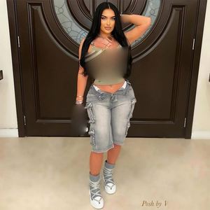 <strong>Cargo</strong> Skirts <strong>Women</strong> Workwear Skirts, Pencil Skirts, Denim Skirts In-Stock Wholesale Denim Short Skirts - Product Image 6