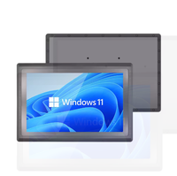 2026 7-65'' Layar Sentuh PCAP IP69K Tangguh dari Baja Tahan Karat/Aluminium, Monitor LCD Kecerahan Tinggi IP65/66/67 Penuh untuk Industri