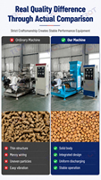Extrudeuse Monovis Humide Haute Productivité en Acier Carbone pour la Production de Granulés d'Aliments pour Poissons et Animaux de Compagnie en Aquaculture (Mini)