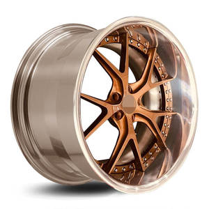 Jantes de voiture chromées de haute qualité, 2 pièces, à profil profond, couleur orange racing, 19 pouces, pour <span class=keywords><strong>Ford</strong></span> <span class=keywords><strong>Focus</strong></span> Mk4 2019 - Product Image 1