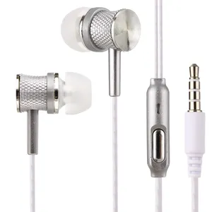 Kabel gebundener Super Bass Crack Buntes Headset Freisprech-Ohrhörer mit Mikrofon für Samsung 3,5mm Sport-Kopfhörer