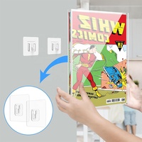 Vitrine pliable transparente en acrylique pour bandes dessinées, avec cadre amovible, pour objets de collection de l'ère argentée