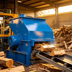 Ligne de production de sciure de bois / de copeaux de bois, broyeurs, concasseurs de biomasse, broyeurs à marteaux - Product Image 5