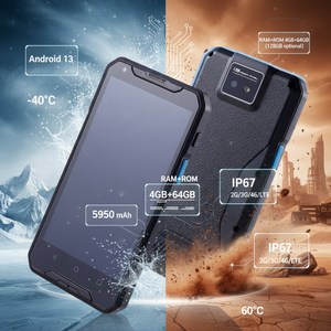 PDA Industrial de Grado Industrial con Certificación CE FCC RoHS, Terminal con Escáner de Códigos de Barras 1D y 2D para Logística y Mensajería - Product Image 5