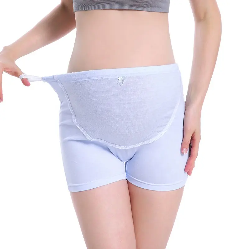Penjualan pabrik 823 # celana dalam ibu hamil dukungan perut gonggongan celana Boxer pinggang tinggi untuk wanita hamil ukuran Plus
