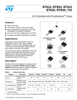 BTA25-600B Détonateurs TRIACs 600V 30A(RMS) 260A 3 Broches RD-91 Sac circuits intégrés ic puce BTA25-600B