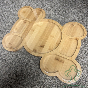Bandeja Grande de Bambú <span class=keywords><strong>para</strong></span> <span class=keywords><strong>Platos</strong></span>, Bandeja de Té con Grabado Swing Shoot, Plato de Madera Maciza Impermeable <span class=keywords><strong>para</strong></span> Fiestas y Exhibición de Frutas Secas - Product Image 5