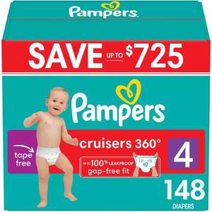 ผ้าอ้อมเด็กครุยเซอร์ส 360 ไซส์ 4 แบบไร้รอยต่อ จำนวน 148 ชิ้น ขายส่ง 100% - Product Image 1