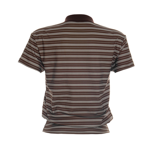 Viviblook C26TP094 T-shirt décontracté à rayures pour femme, col polo, nouvelle collection printemps-été - Product Image 5