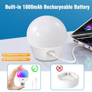 Bombilla LED Recargable con Rosca, Lámpara de Iluminación Doméstica, Bombilla Incandescente para Lámparas de Araña, Bombilla de Fantasía - Product Image 5