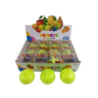 Jouet créatif anti-stress en forme de pomme à presser, blocs de construction TPR à rebond lent, balle DIY au design pomme très esthétique, en stock