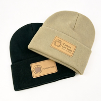 Bonnet de ski unisexe en acrylique de qualité supérieure, style streetwear, personnalisable avec logo 3D brodé, bord côtelé, idéal pour l'hiver et les sports d'hiver