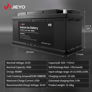 Baterai Mobil JIEYO Sodium Ion 12V 40AH 60AH 80AH High CCA 1200A 800A untuk Retrofit/Peningkatan EV dengan Garansi 2 Tahun - Product Image 3