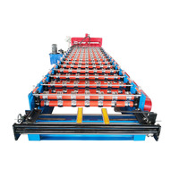 Meilleur prix, garantie de deux ans, machine de formage de rouleaux de tuiles métalliques entièrement équipée, directement de l'usine