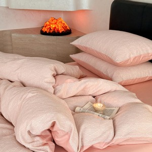 Set di copripiumino in cotone quattro <span class=keywords><strong>pezzi</strong></span> Jacquard A tre strati estate Anne all'ingrosso - Product Image 3