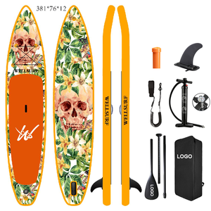 Racing Supboard 12'6/381cm Drop Stitch RACE SUP Board Paddle <b>Inflatable</b> With US Race Fin 12'6 Supboard Racing Supboard 12 - Product Image 1