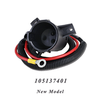 Soolean New Club Car Precedent 2014-UP DC 插座 48V 充电端口 高尔夫球车零件 OEM 105137401