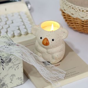 Velas Aromáticas con Forma de Oso Koala de Cerámica para Regalos de Baby Shower - Product Image 1