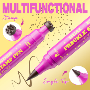 Stylo tampon double embout pour taches de rousseur, stylo de maquillage facial à pointe unique, imperméable, pour estomper les imperfections du visage - Product Image 4