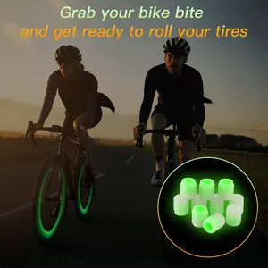 4 tapas de neumáticos deportivos universales con válvula luminosa iluminada con Material satinado ajustable, diamantes de imitación brillantes de varios colores - Product Image 6