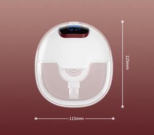 Máy hút sữa đôi điện cầm tay không chứa BPA, có thể tùy chỉnh, chất liệu silicon, đeo được, rảnh tay, kèm túi PU, hai món - Product Image 4