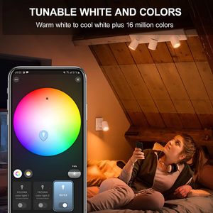 Tuya wifi thông minh Bóng Đèn Dimmable rgbcw <span class=keywords><strong>LED</strong></span> ánh sáng 16 triệu RGB Màu sắc GU10 E27 gu5.3 nến đèn Alexa Google App điều khiển - Product Image 6