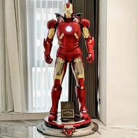 Marvel Iron Man Spider-Man Hulk en stock, livraison rapide, statue cadeau, fibre de verre, décoration de cinéma, centre commercial, bon marché, bonne qualité