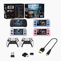 Nouvelle console de jeu portable rétro G28 Pro Linux, écran IPS 4,3 pouces 480*272 HD, lecteur de jeux avec 2000 jeux, manette sans fil