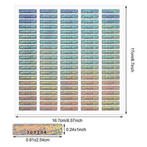 Hochwertige VOID-Aufkleber Sicherheits etiketten <span class=keywords><strong>PET</strong></span>-Etiketten - Product Image 2