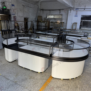 <span class=keywords><strong>2025</strong></span> thiết kế mới phong cách Pháp cửa hàng đồ trang sức tủ trưng bày với ánh sáng LED Tùy chỉnh chuyên nghiệp kính trang sức <span class=keywords><strong>Showcase</strong></span> - Product Image 2