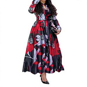 Abito da <span class=keywords><strong>donna</strong></span> estivo con stampa a sfera con stampa Vintage elegante formato personalizzato - Product Image 1