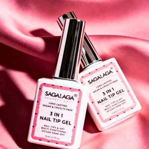 SAGALAGA Gel UV LED longue durée X pour <span class=keywords><strong>ongles</strong></span>, couverture complète, professionnel, 3 en 1, colle à <span class=keywords><strong>ongles</strong></span> en gel pour <span class=keywords><strong>ongles</strong></span> en acrylique, gel souple pour <span class=keywords><strong>ongles</strong></span> - Product Image 2