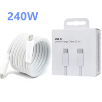 Câble PD de haute qualité 240W Type C-Type c 1M 2M Charge rapide Transmission stable pour Iphone 15 16 17 Pro Max