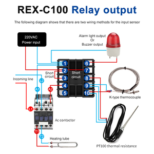 REX C100 M * AN Digitaler <span class=keywords><strong>PID</strong></span>-Temperatur regler <span class=keywords><strong>Thermostat</strong></span> K Typ Relais modul Chinesische Fabrik - Product Image 4